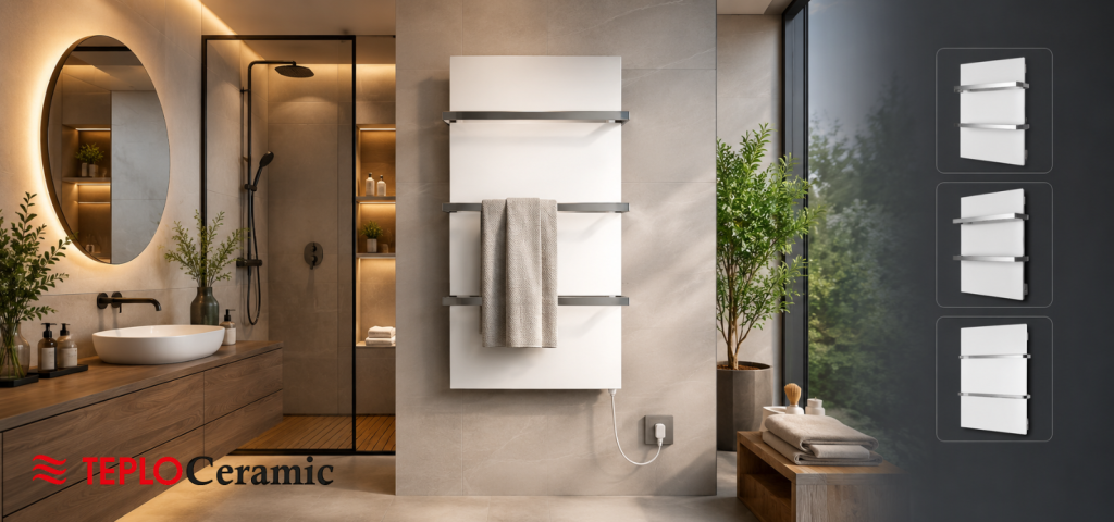 Электрические полотенцесушители TeploCeramic – современный комфорт, экономия и стиль для вашей ванной комнаты