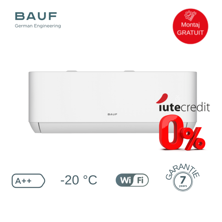 Кондиционер BAUF Alpenluft BRAC-SP-IA-12-R3, 12000 BTU, Wi-Fi, A++, -20 °C