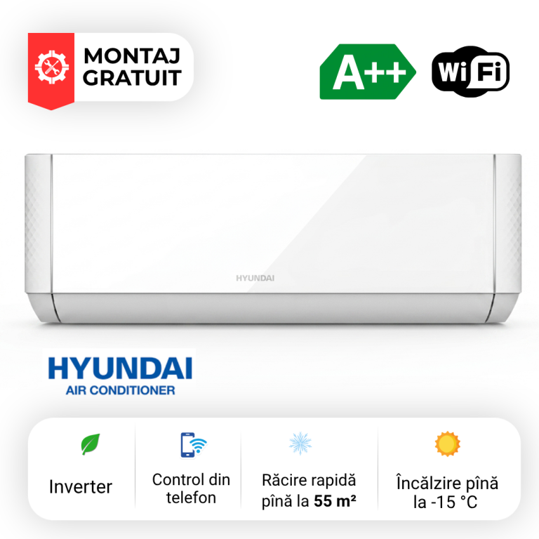 Aer condiționat Hyundai HYAC - 18CHSD/TP51I 18000 BTU Inverter Wi-fi A++