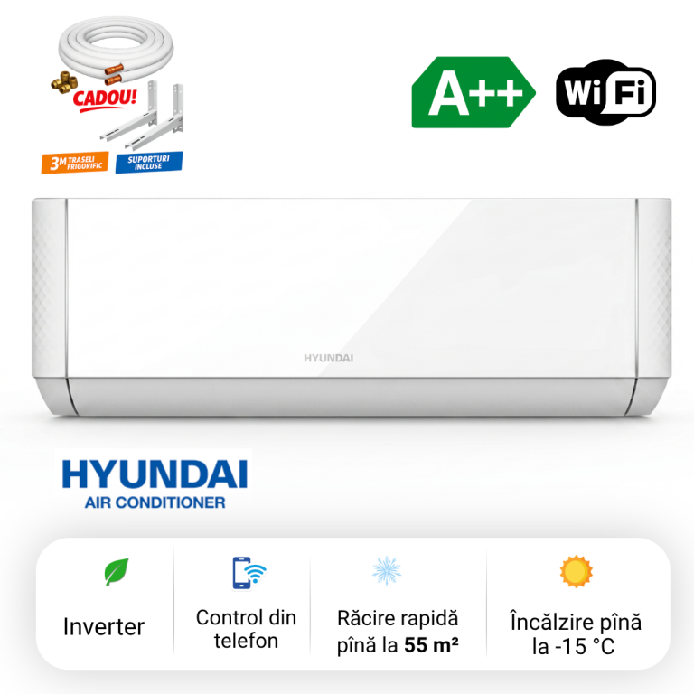 Кондиционер Hyundai HYAC - 18CHSD/TP51I Инвертор 18000 BTU WI-fi A++