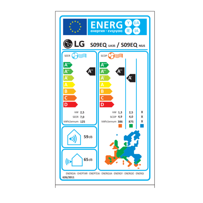 Кондиционер LG S12EQ.NSJR / S12EQ.UA3R Inverter 12000 BTU A++