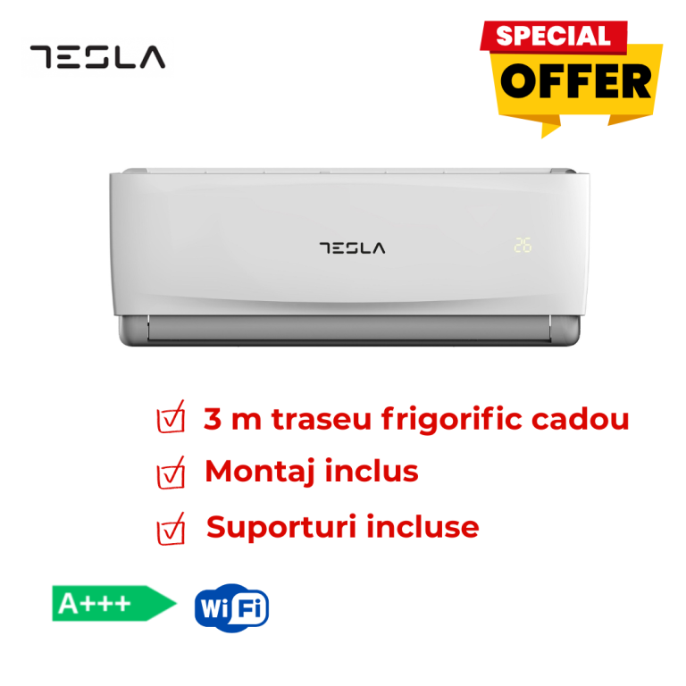 Aer condiționat Tesla Type TA36FFLL-1232IAWPC 12000 BTU  Inverter Wi-fi A+++