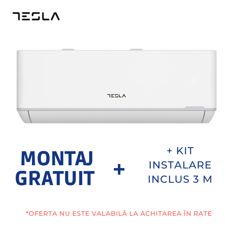 Aer condiționat Tesla Type TA36FFLL-1232IAWPC Wi-fi + kit de montare gratuit de 3 m