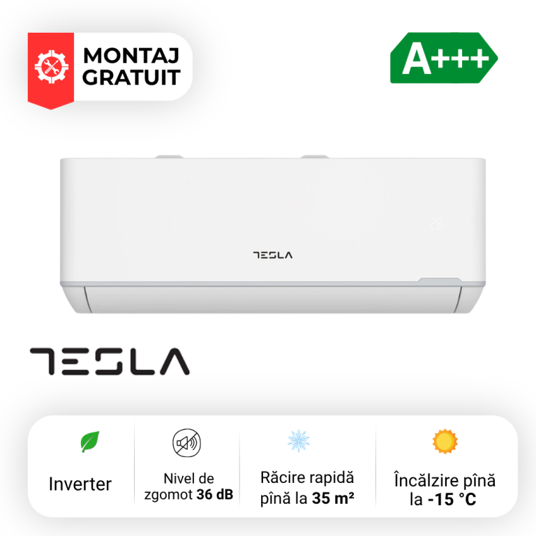 Aer condiționat Tesla Type TA36FFML-1232IAPC 12000 BTU Inverter A+++