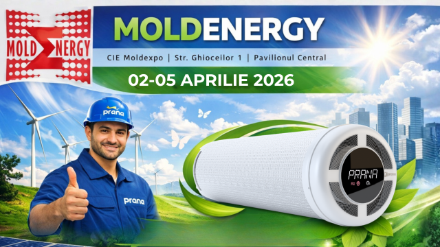 Cumperi un recuperator Prana la Moldexpo și poți câștiga montaj gratuit sau reducere de până la 25%