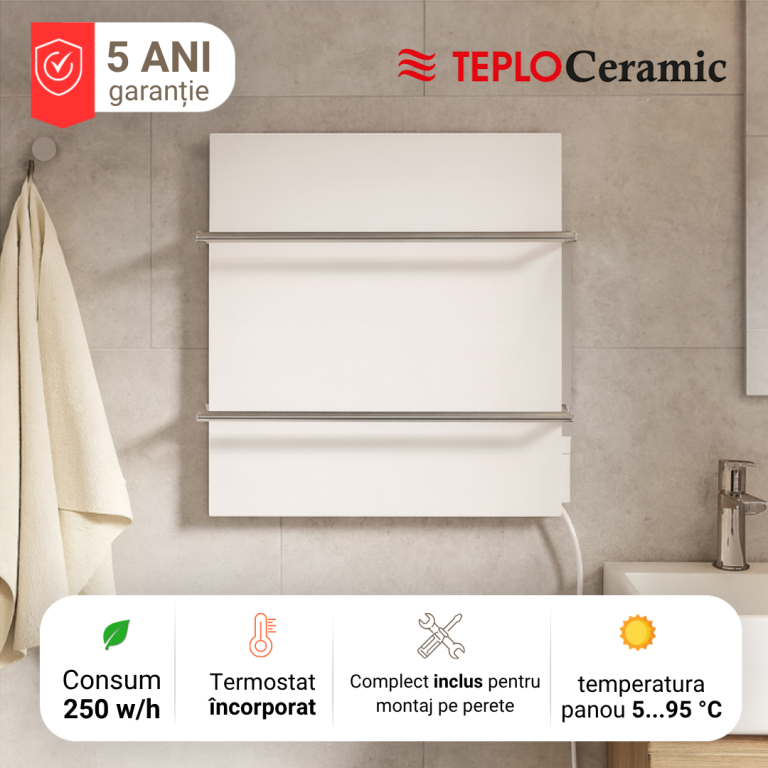 Uscător prosop TCMT RA 250 Teploceramic, 5 m²