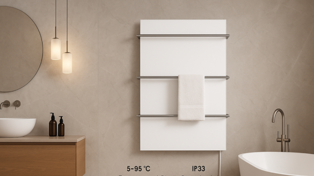 Uscător prosoape Teploceramic – soluția eficientă pentru băi călduroase