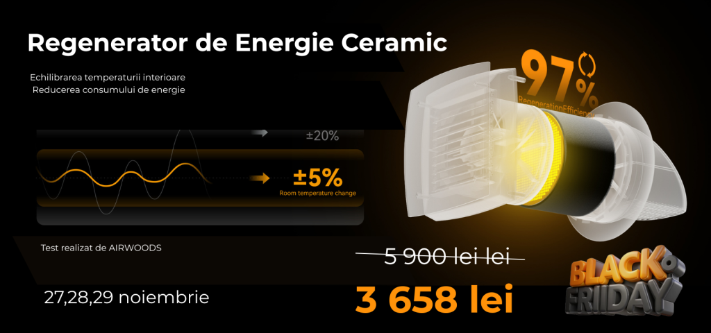 Рекуператор Holtop на Black Friday: Скидка -38% от Zyro.md